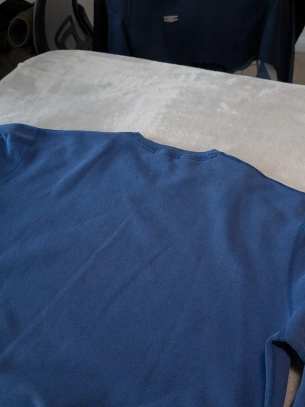 Vintage 90s Ralph Lauren Boxy Heavyweight Sweatshirt in Blue - Picture 4 of 5